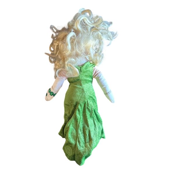 Vintage Disney Store Miss Piggy Plush Doll 20" Green Dress Embroidered Details P - Picture 9 of 14